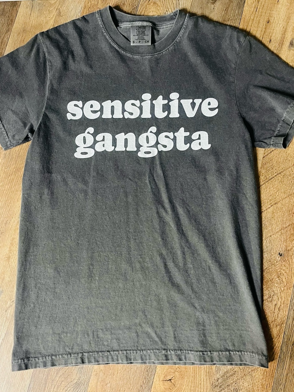 Sensitive Gangsta Graphic Tee - Black